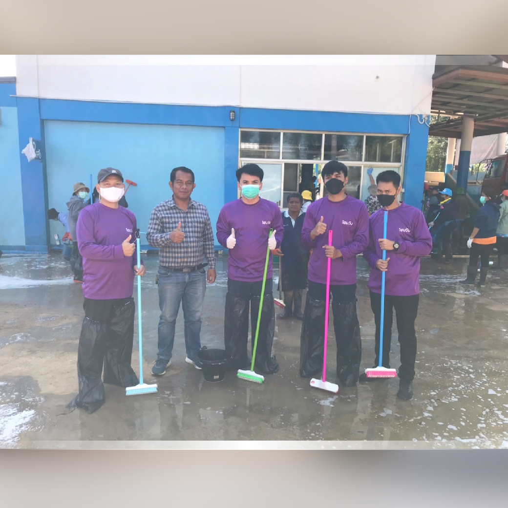 โฮมวัน ร่วมทำความสะอาด ฟื้นฟูโรงพยาบาลส่งเสริมสุขภาพประจำตำบลหนองกินเพล จ.อุบลฯ